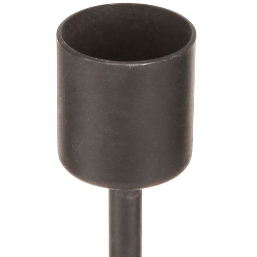 Artikel Lysestage i metal, antik brun, H16 cm, 2 stk.