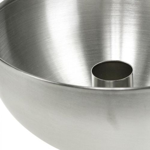 Artikel Lysestage sølv lysestage metal Ø15 H7,5cm