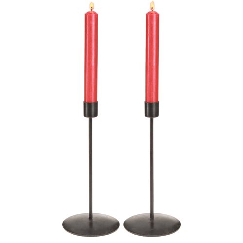 Artikel Lysestage antik brun H21,5 cm 2 stk.