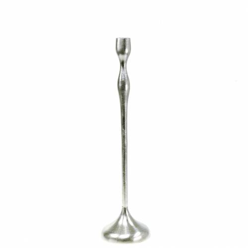 Lysestage antik sølv H31cm