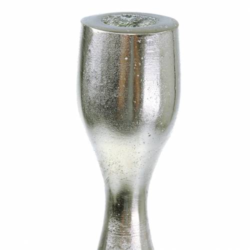 Floristik24 Lysestage antik sølv H61cm