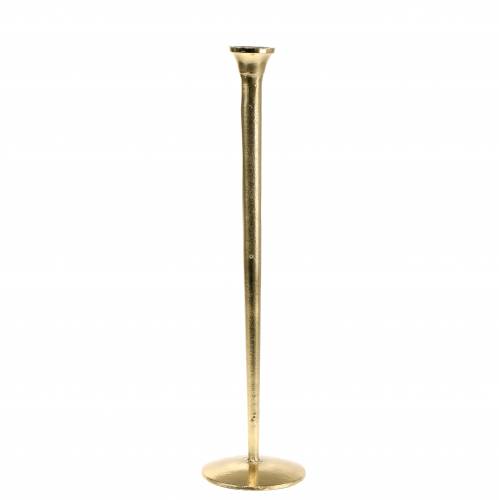 Floristik24 Lysestage antik guld Ø10cm H39cm