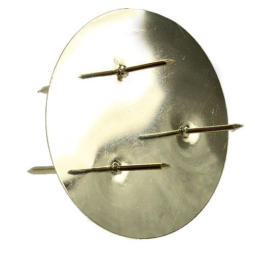 Floristik24 Lysestage guld Ø8cm