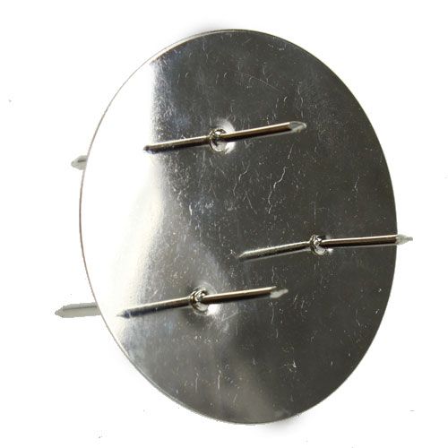 Floristik24 Lysestager sølv Ø6cm 12stk