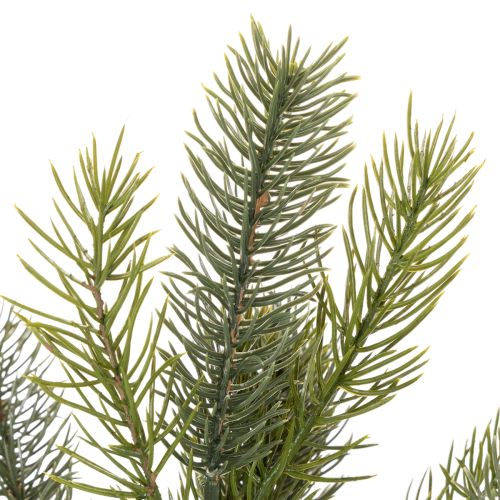 Kunstig grangren med kogledekoration, 41 cm | Floristik24.dk