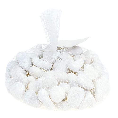 Floristik24 Småsten i nettet Hvid 2,5cm - 4cm 1kg