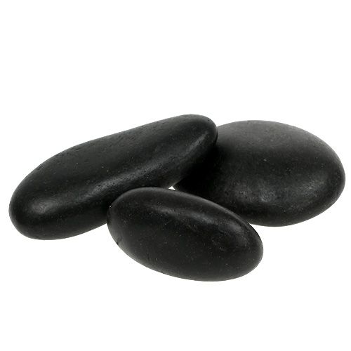 Floristik24 Småsten sort 4cm - 7cm 1kg