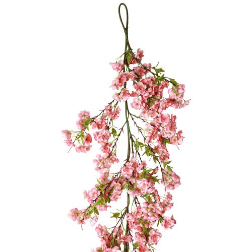 Artikel Kirsebærblomstguirlande bøjle kunstig blomsterguirlande pink 170cm