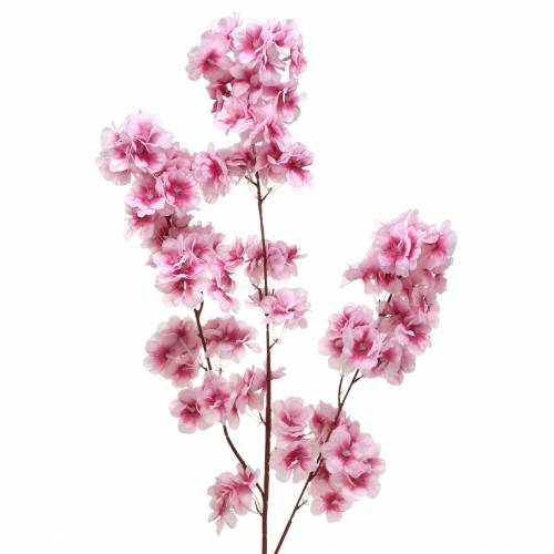 Floristik24 Kirsebærblomstgren kunstig pink 104cm