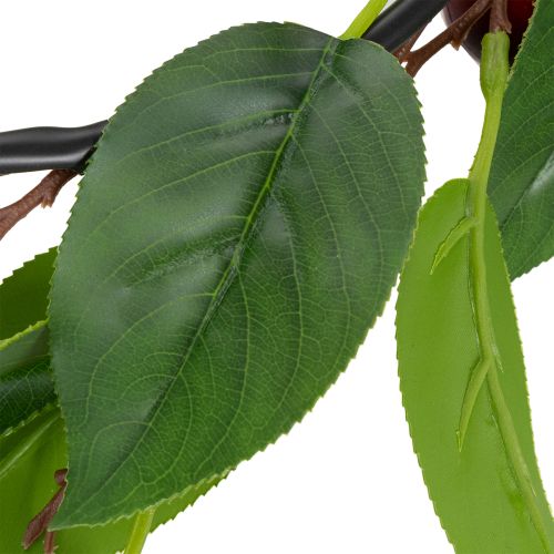 Artikel Kunstig guirlande med kirsebær. Perfekt til naturlig rumdekoration. Blomsterlook. 160 cm.