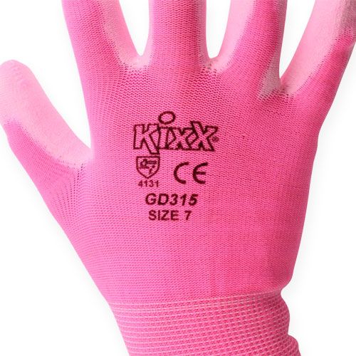 Artikel Kixx havehandsker str. 7 pink, pink