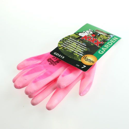 Artikel Kixx havehandsker str. 7 pink, pink