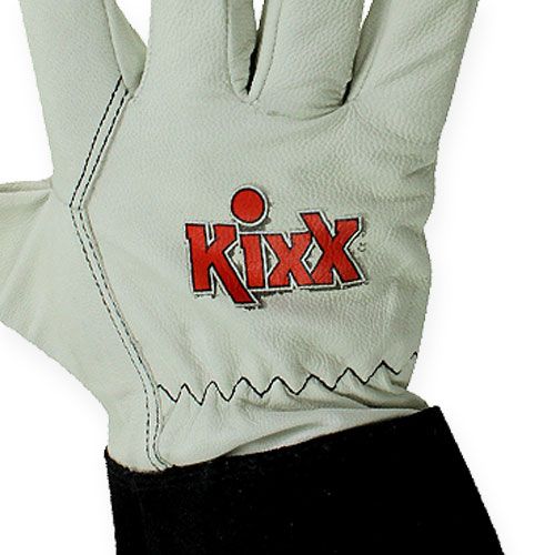 Artikel Kixx rose handsker str. 9 sort, hvid