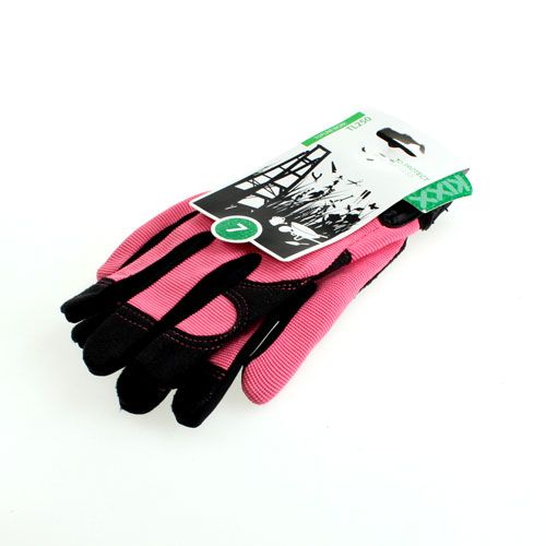 Artikel Kixx syntetiske handsker str. 7 pink, sort