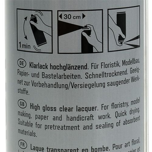 Floristik24 Klar lak spray 400ml