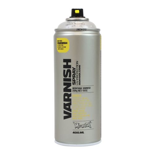 Klar lak spray lak spray UV beskyttelse klar glans lak Montana 400ml