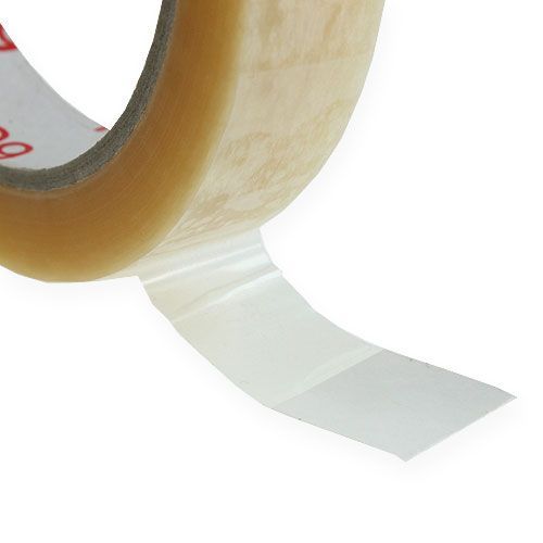 Artikel Klæbende tape 19mm x 66m PVC neutral 8 stk