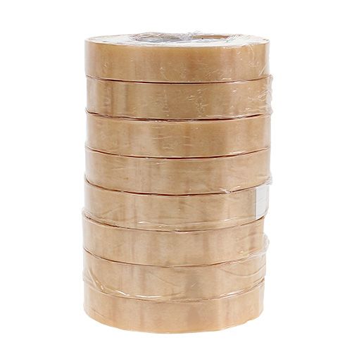 Artikel Klæbende tape 19mm x 66m PVC neutral 8 stk