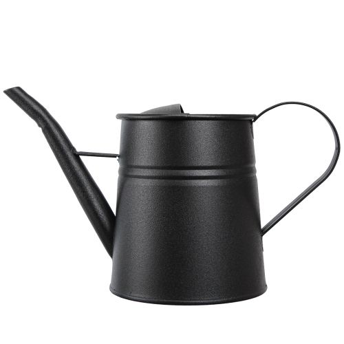 Artikel Lille dekorativ vandkande sort metal 30x13x17cm 1,7l