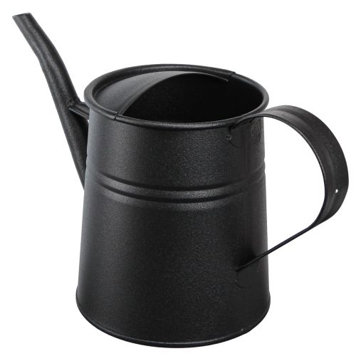 Artikel Lille dekorativ vandkande sort metal 30x13x17cm 1,7l
