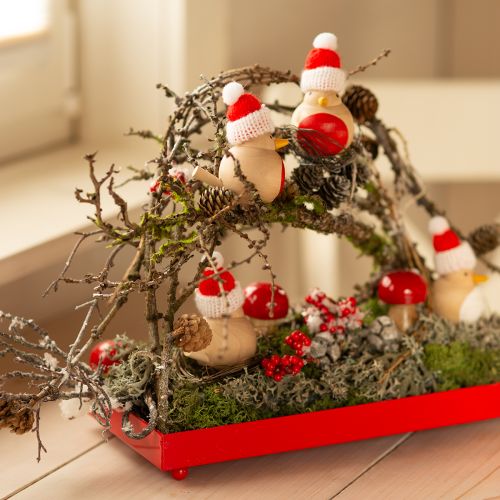 Artikel Små skarntydekogler dekorative naturlige kogler advent 3-4 cm 100 g
