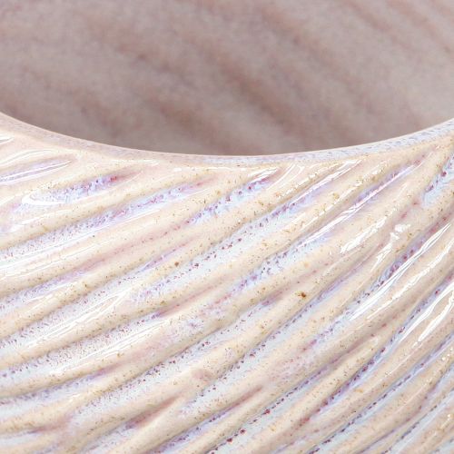 Artikel Små keramikskåle i pink spiraldekor Ø9cm 4stk