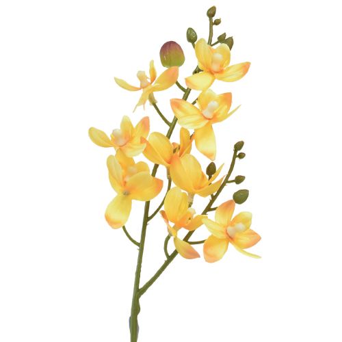 Lille orkidé Phalaenopsis kunstig gul 30cm