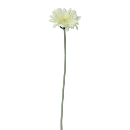Floristik24 Kunstige blomster Gerbera Hvid 45cm