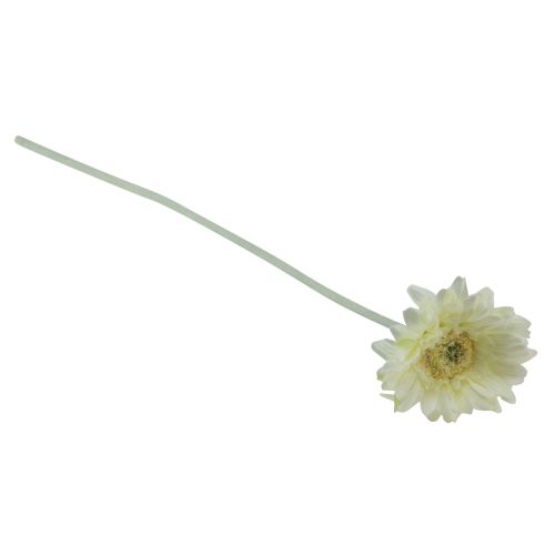 Floristik24 Kunstige blomster Gerbera Hvid 45cm