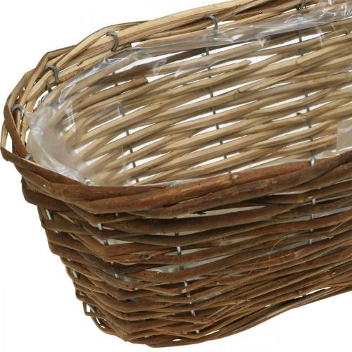 Floristik24 Kurvskål, planter, trækurv til plantning af natur L41cm H13.5