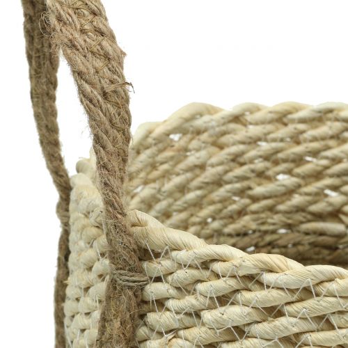 Floristik24 Sisal kurv Ø37 / 30 / 25cm 3stk