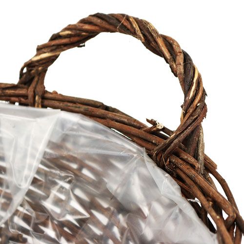 Floristik24 Kurvskål Ø18cm rund, ikke-skrællet