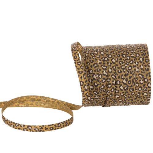 Krøllebånd, leopardprint, gavebånd til kreativ indpakning, 10 mm, 100 m købe | Floristik24.dk