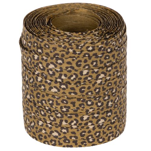 Krøllebånd, leopardprint,
