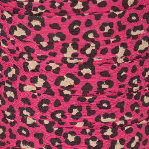 Dekorativt bånd, leopardprint,