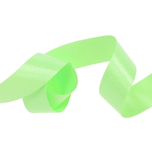 Floristik24 Krøllebånd limegrøn 10mm 250m