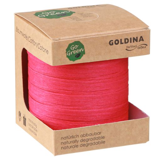 Artikel Krøllebånd bæredygtigt gavebånd pink 10mm 100m