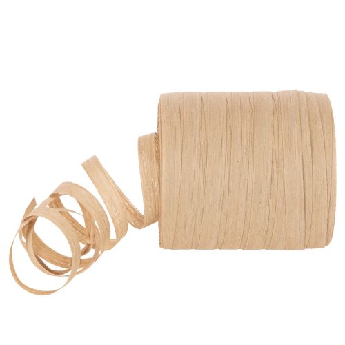 Krøllebånd naturfiber gavebånd 10mm 100m købe | Floristik24.dk