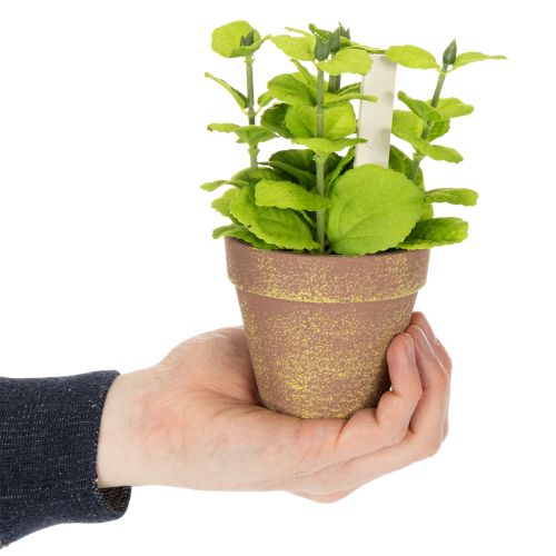 Artikel Kunstig urtepotte med dekorative urter til køkken, have, altan eller terrasse, 15m³, 3 stk.