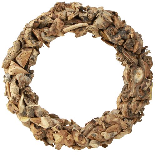 Floristik24 Kransrod træ natur træ krans rustik borddekoration Ø40cm