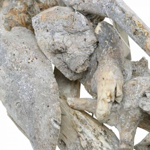 Floristik24 Kransrod trægrå naturdekoration rodkrans Ø40cm H9cm