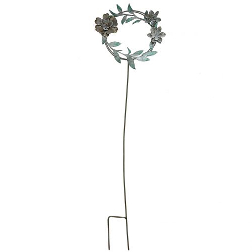 Artikel Havenål blomsterkrans metal H63cm