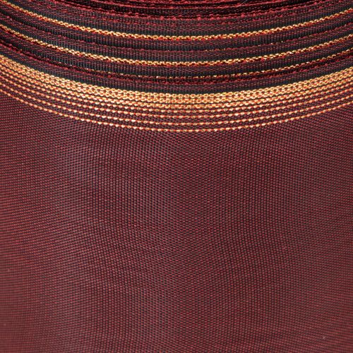Artikel Bordeaux krans bånd 100 mm moiré taft bryllup dekoration