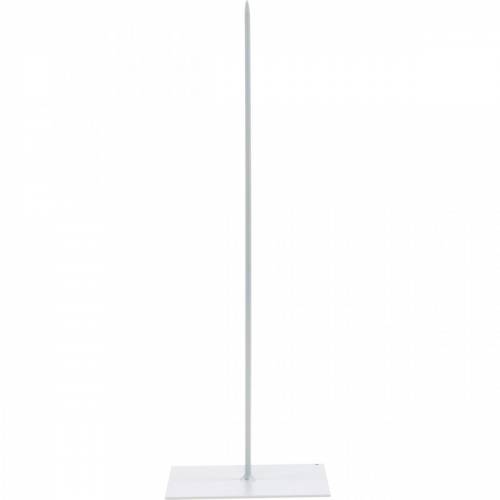 Floristik24 Kranseholder hvid metal kransestativ H30cm