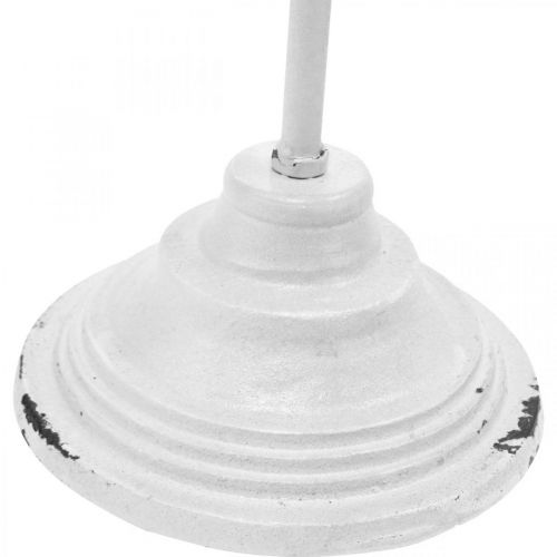 Artikel Kransholder Shabby Chic Hvid Kransstativ Metal 4 Kroge H76cm