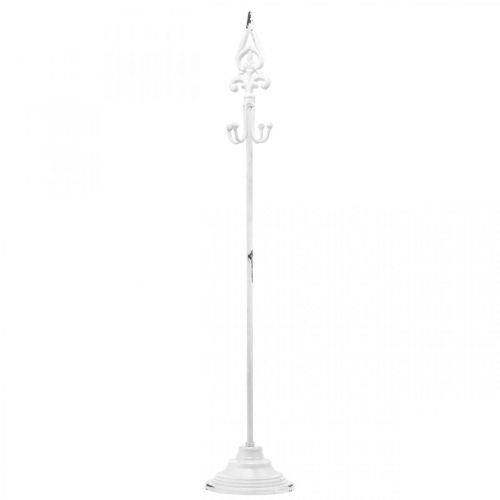 Artikel Kransholder Shabby Chic Hvid Kransstativ Metal 4 Kroge H76cm