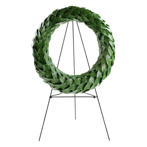 Floristik24 Kransestativ malet mørkegrøn 65,5 cm