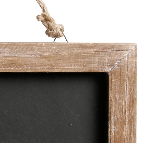 Floristik24 Kridtavle til ophængning af vintage træplade natur 40×30cm