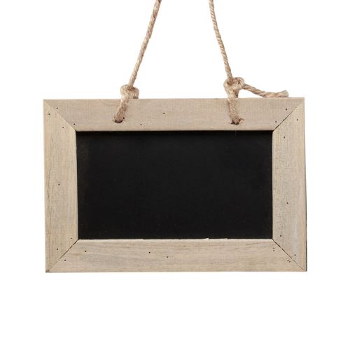 Floristik24 Kridtavler til ophængning af træplade natur 15x10cm 5stk