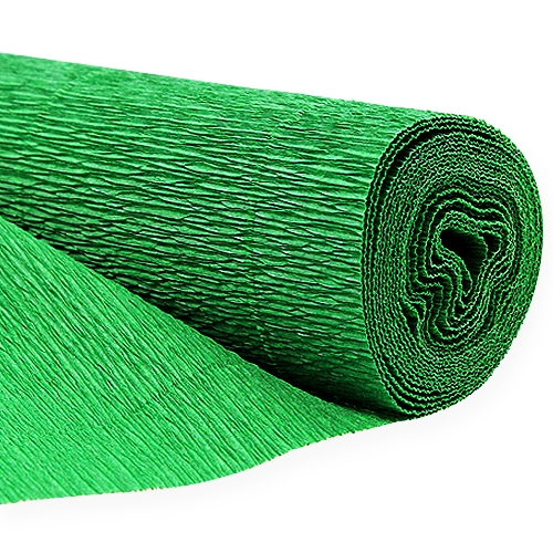 Artikel Blomsterhandler Crepe Papir Grøn 50x250cm